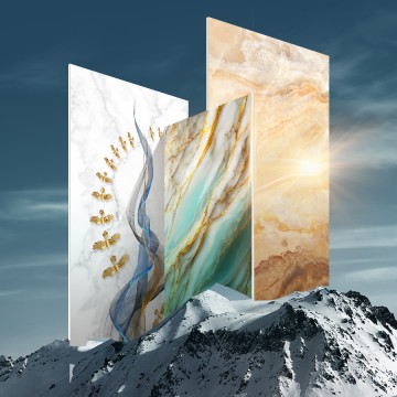 3D Printing Supports Customized Patterns PVC Sheets For Interior Decoration